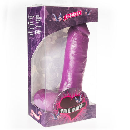 PINK ROOM - ANTON DILDO REALISTICO VIOLA 21,5 CM - PINK ROOM | Lingerie Harness Boutique