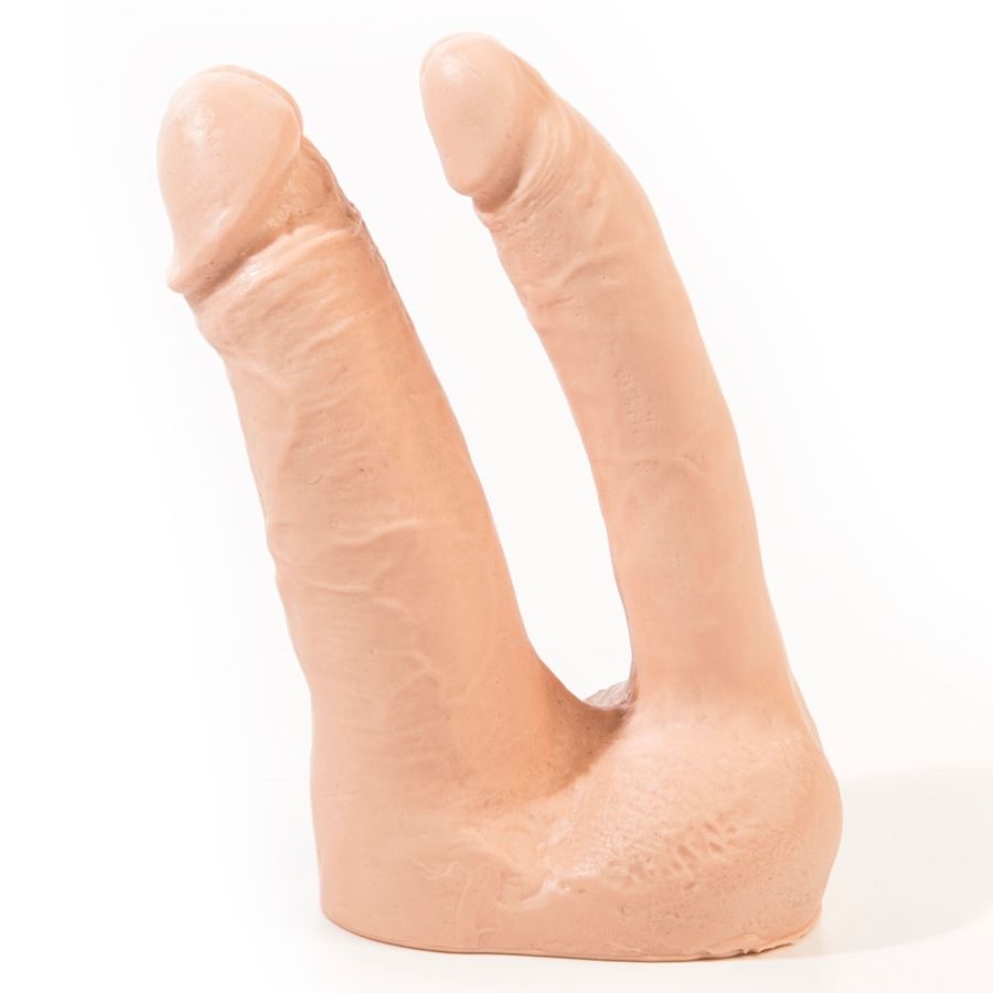PINK ROOM - ARTHUS DOPPIO DILDO REALISTICO FLESH 17CM/15.5CM - PINK ROOM | Lingerie Harness Boutique