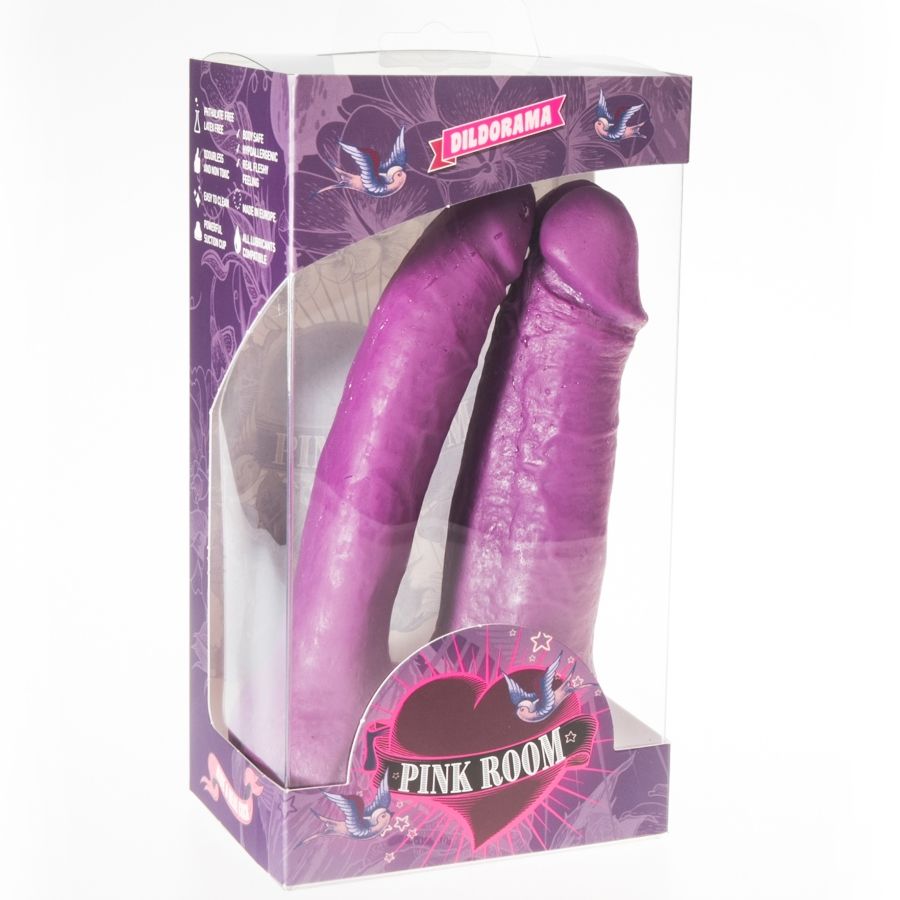 PINK ROOM - DILDO REALISTICO ARTHUS VIOLA 17CM/15.5CM - PINK ROOM | Lingerie Harness Boutique