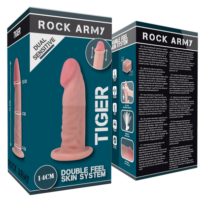 ROCKARMY - DUAL DENSITY TIGER 14 CM -O- 4.46 CM - ROCK ARMY | Lingerie Harness Boutique