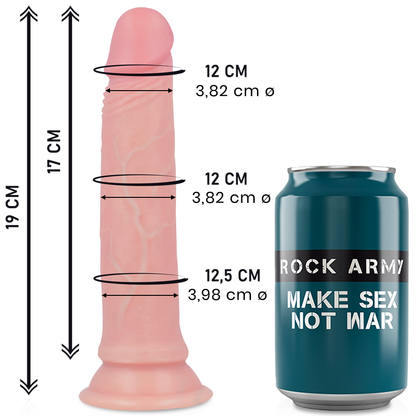 ROCKARMY - LIQUID SILICONE PREMIUM AVENGER REALISTICO 19 CM -O- 3.98 CM - ROCK ARMY | Lingerie Harness Boutique