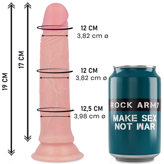 ROCKARMY - LIQUID SILICONE PREMIUM AVENGER REALISTICO 19 CM -O- 3.98 CM - ROCK ARMY | Lingerie Harness Boutique