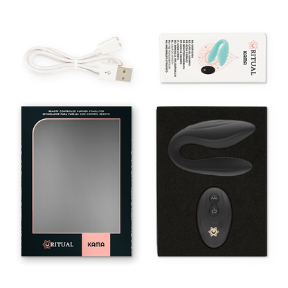RITHUAL - TELECOMANDO KAMA PER COPPIE AQUA - RITHUAL | Lingerie Harness Boutique