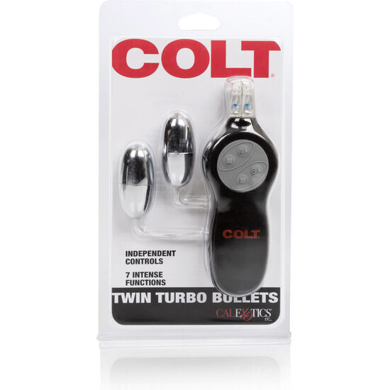CALEXOTICS - PROIETTILI COLT 7 FUNZIONI TWIN TURBO - CALEXOTICS | Lingerie Harness Boutique