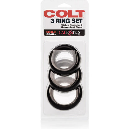 CALEXOTICS - SET 3 ANELLI COLT - CALEXOTICS | Lingerie Harness Boutique