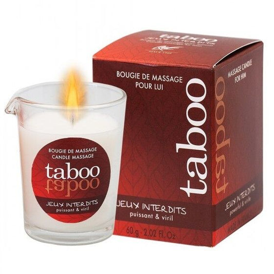 RUF - TABOO MASSAGE CANDLE FOR HIM JEUX INTERDITS WILD LICHEN FLAVOUR