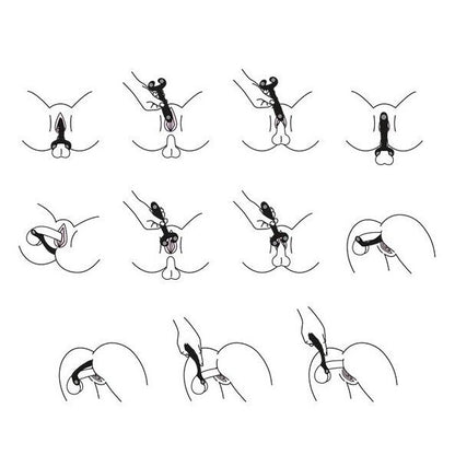 SATISFYER - DIVERTIMENTO INFINITO MULTI VIBRATOR 3 NERO - SATISFYER PARTNER | Lingerie Harness Boutique