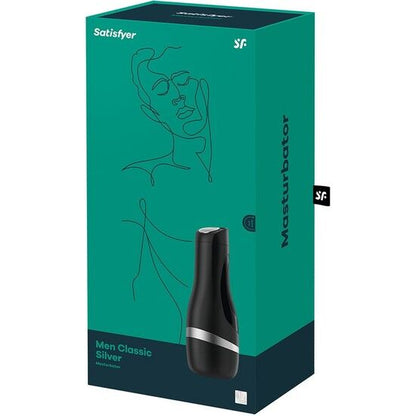 SATISFYER - MASTURBADOR CLASSICO NERO DA UOMO - SATISFYER MEN | Lingerie Harness Boutique