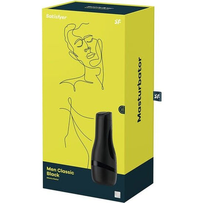 SATISFYER - MASTURBADOR CLASSICO NERO DA UOMO - SATISFYER MEN | Lingerie Harness Boutique