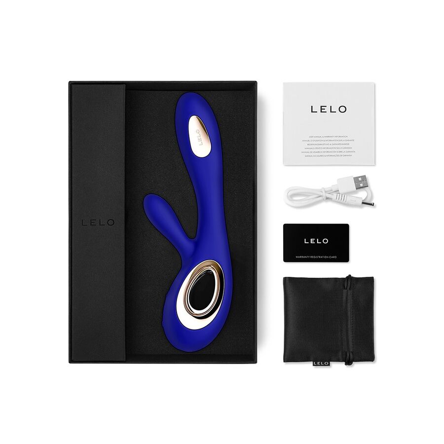 LELO - VIBRATORE SORAYA WAVE CONIGLIO BLU NOTTE - LELO | Lingerie Harness Boutique