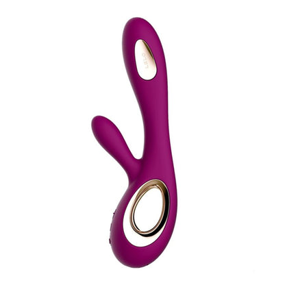 LELO - SORAYA VIBRATORE WAVE RABBIT DEEP ROSE