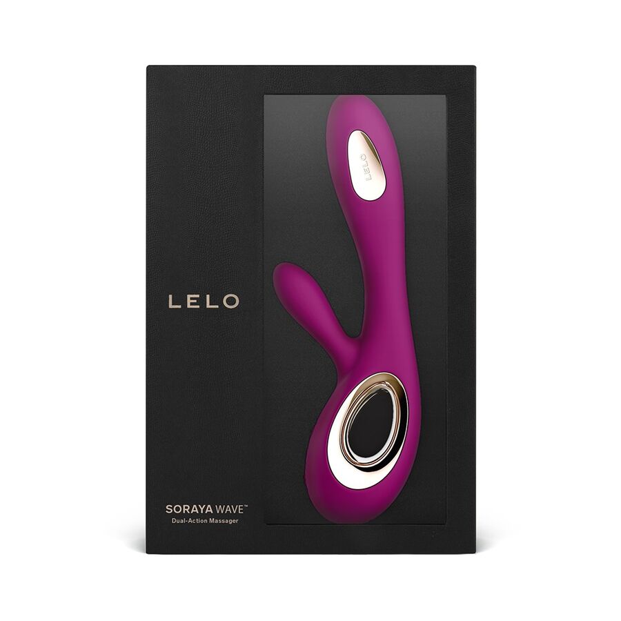 LELO - SORAYA VIBRATORE WAVE RABBIT DEEP ROSE - LELO | Lingerie Harness Boutique