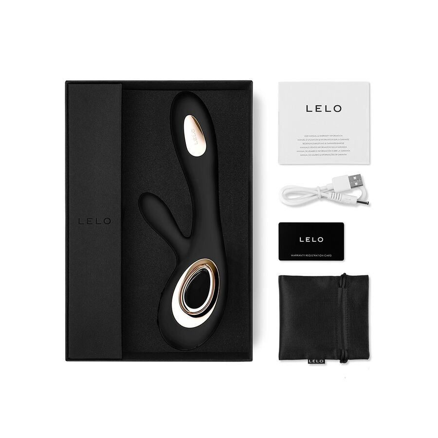 LELO - VIBRATORE SORAYA WAVE CONIGLIO NERO - LELO | Lingerie Harness Boutique