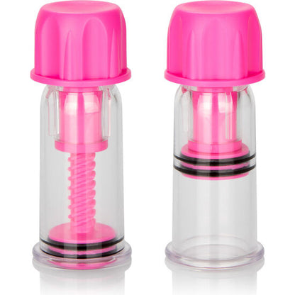 CALEXOTICS - VACCUM TWIST PINK NIPPLE SUCTION CUP - CALEXOTICS | Lingerie Harness Boutique