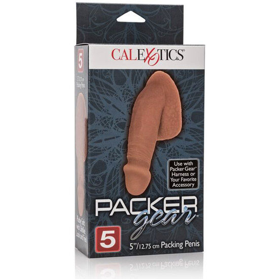 CALEXOTICS - IMBALLAGGIO PENE MARRONE 14.5 CM - CALEXOTICS | Lingerie Harness Boutique