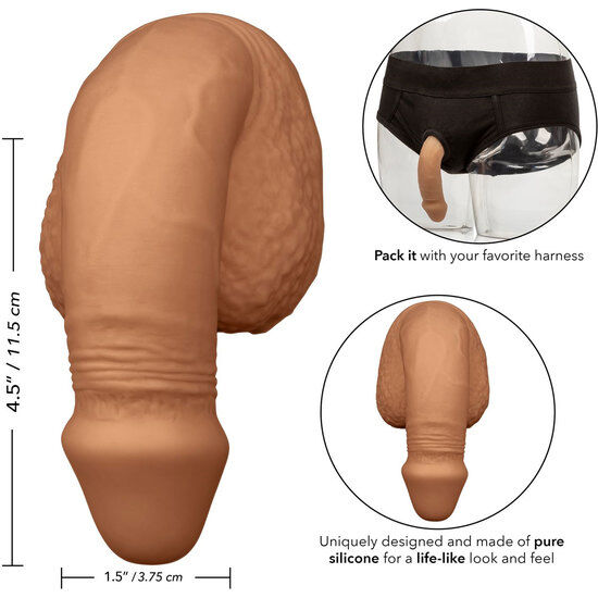CALEXOTICS - GUARNIZIONE IN SILICONE PER PENE 12.75 CM CARAMEL - CALEXOTICS | Lingerie Harness Boutique