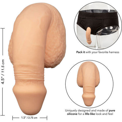 CALEXOTICS - IMBALLAGGIO IN SILICONE PENE 12.75 CM CARNE - CALEXOTICS | Lingerie Harness Boutique