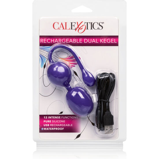 CALEXOTICS - RICARICABILE DUAL KEGEL VIOLA - CALEXOTICS | Lingerie Harness Boutique