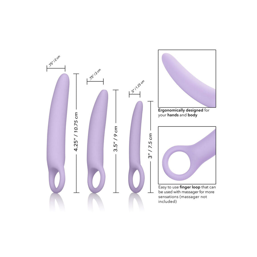 CALEXOTICS - DR LAURA BERMAN ALENA SET DI 3 DILATORI IN SILICONE