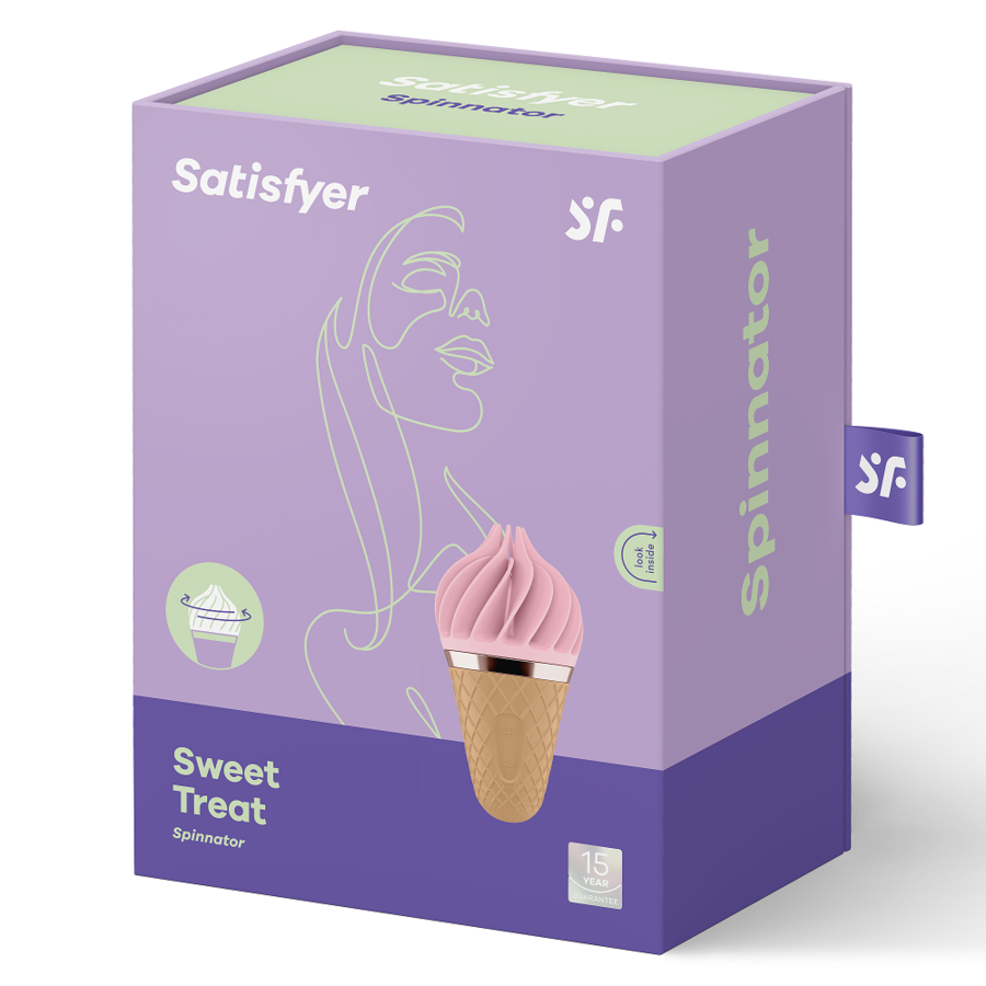 SATISFYER - SPINNATOR SWEET TREAT NERO - SATISFYER SPINNATOR | Lingerie Harness Boutique