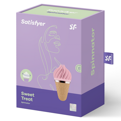 SATISFYER - SPINNATOR SWEET TREAT NERO - SATISFYER SPINNATOR | Lingerie Harness Boutique