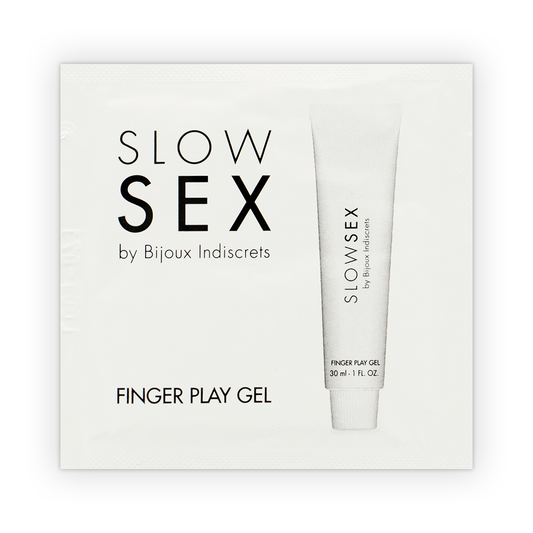 BIJOUX - GEL DA MASSAGGIO SEX SLOW CON FINGER PLAY MONODOSE - BIJOUX SLOW SEX | Lingerie Harness Boutique