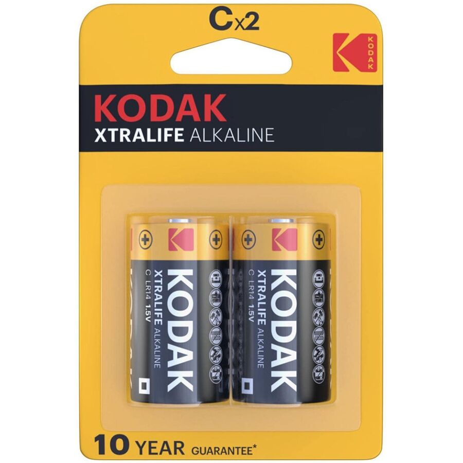 KODAK - BATTERIE ALCALINE XTRALIFE CX 2 UNITÀ - KODAK | Lingerie Harness Boutique