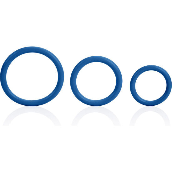 CALEXOTICS - TRI-ANELLI BLU - CALEXOTICS | Lingerie Harness Boutique