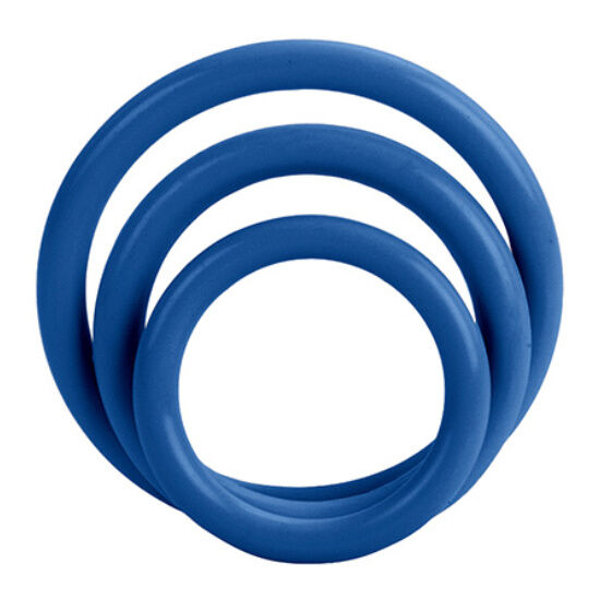 CALEXOTICS - TRI-ANELLI BLU - CALEXOTICS | Lingerie Harness Boutique