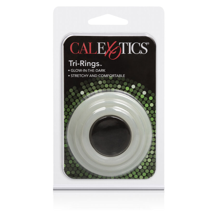 CALEXOTICS - TRI-RINGS SI BRILLANO AL BUIO - CALEXOTICS | Lingerie Harness Boutique