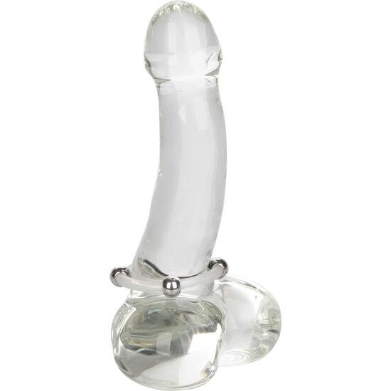 CALEXOTICS - ANELLO IN SILICONE CON PERLINE IN ACCIAIO L - CALEXOTICS | Lingerie Harness Boutique