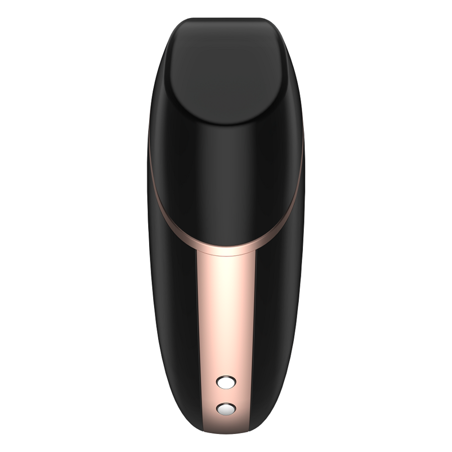 SATISFYER - BLACK LOVE TRIANGLE STIMULATOR AND VIBRATOR