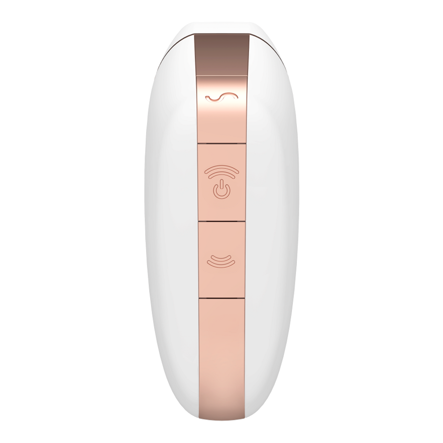 SATISFYER - BLACK LOVE TRIANGLE STIMULATOR AND VIBRATOR