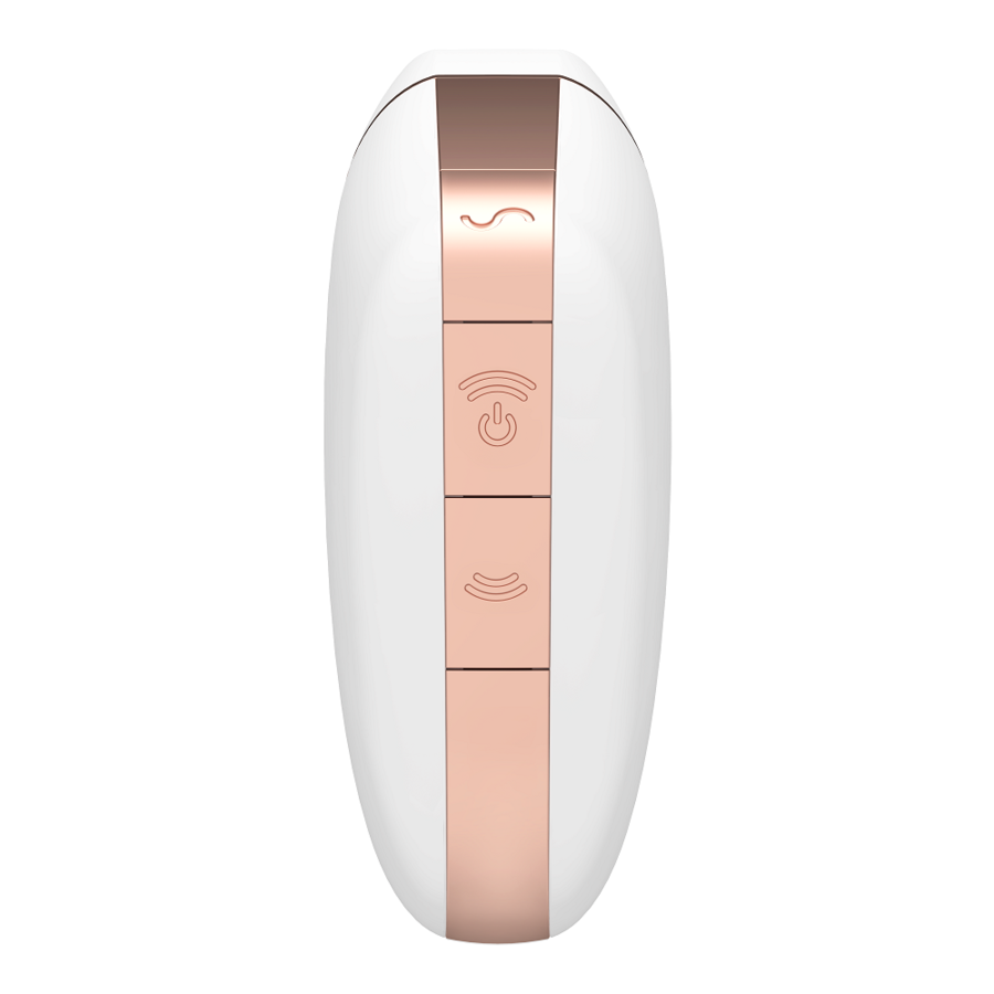 SATISFYER - STIMOLATORE E VIBRATORE TRIANGOLO LOVE BIANCO - SATISFYER CONNECT | Lingerie Harness Boutique