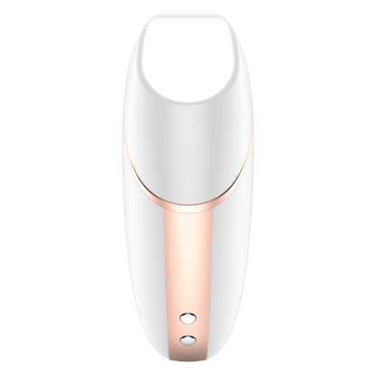 SATISFYER - BLACK LOVE TRIANGLE STIMULATOR AND VIBRATOR