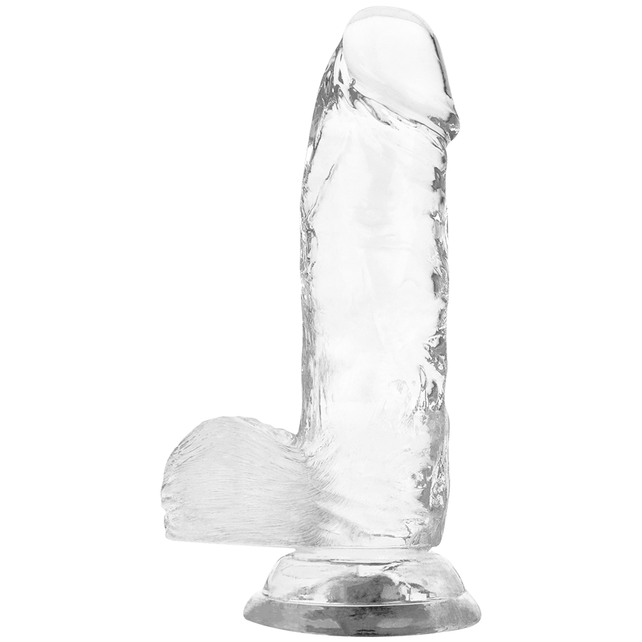 X RAY - TRANSPARENT DICK WITH SPHERES 15.5 CM -OR- 3.5 CM