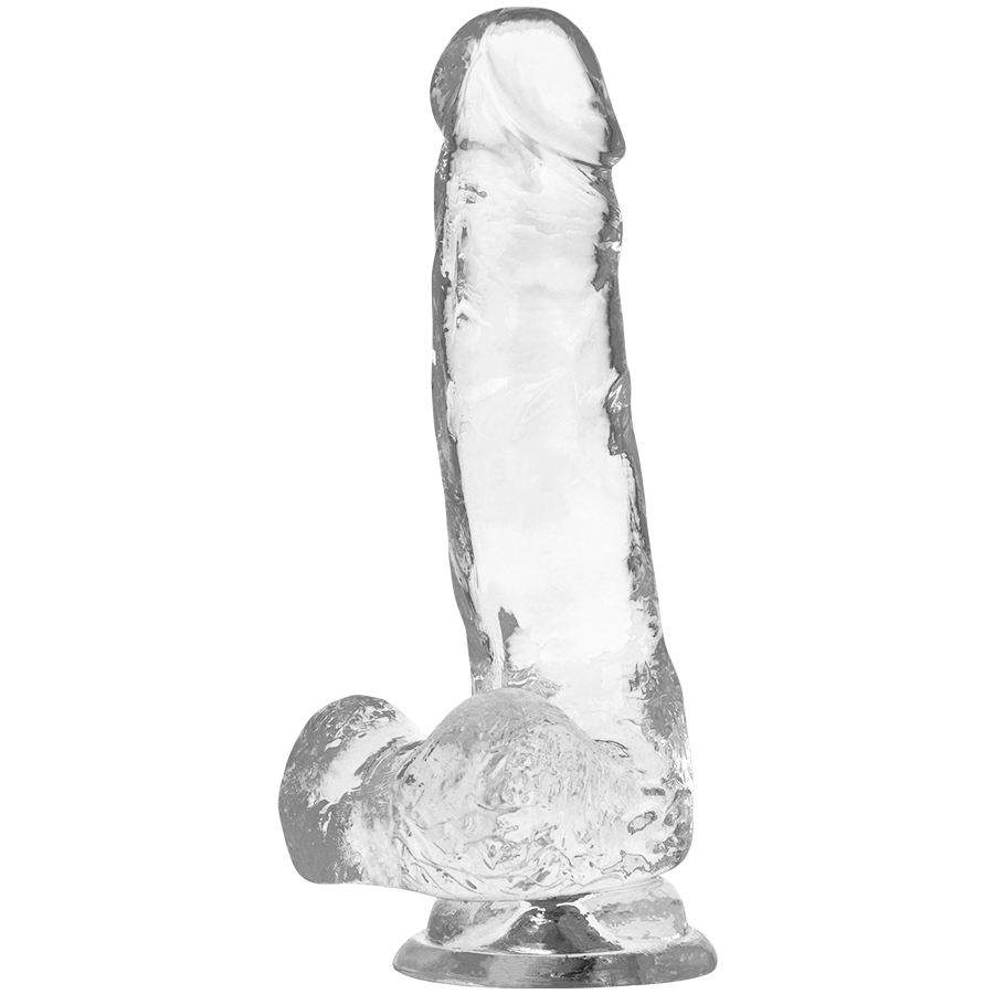 X RAY - TRANSPARENT DICK WITH SPHERES 18.5 CM -O- 3.8 CM