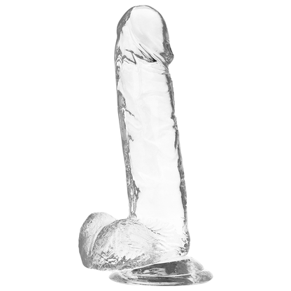 X RAY - TRANSPARENT DICK WITH SPHERES 20 CM -OR- 4.5 CM