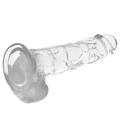 X RAY - CAZZO TRASPARENTE CON SFERE 22 CM -O- 4.6 CM - X RAY | Lingerie Harness Boutique