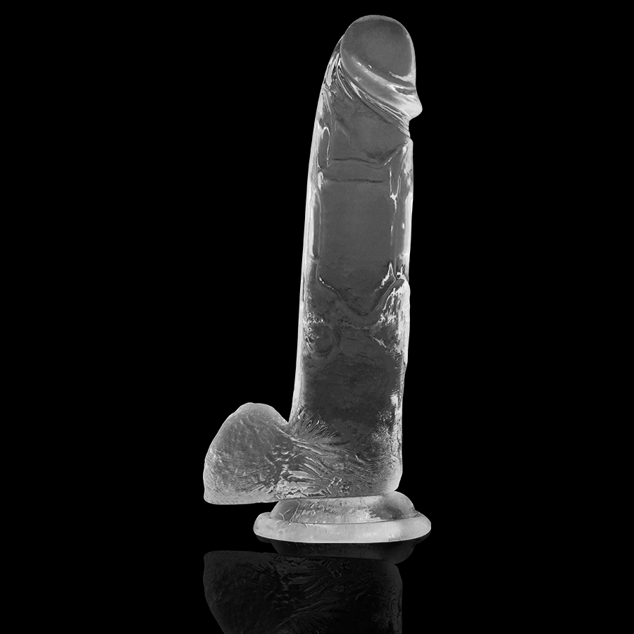 X RAY - CAZZO TRASPARENTE CON SFERE 22 CM -O- 4.6 CM - X RAY | Lingerie Harness Boutique