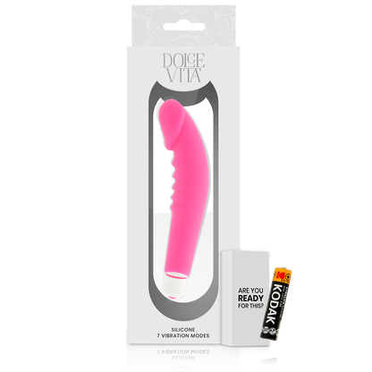 DOLCE VITA - REALISTIC PLEASURE PINK  SILICONE