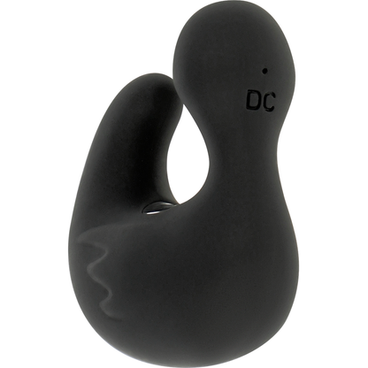 BLACK&SILVER - DUCKYMANIA DITALE RICARICABILE STIMOLANTE D'ANATRA IN SILICONE - BLACK&SILVER | Lingerie Harness Boutique
