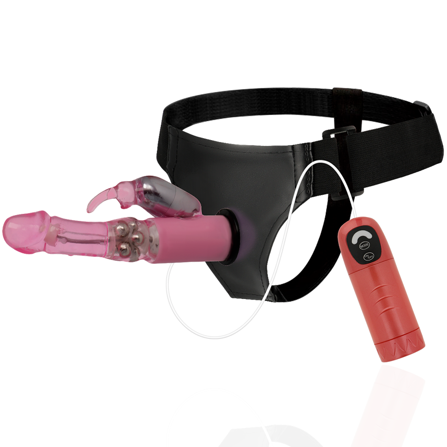HARNESS ATTRACTION - RNES DANIEL CON VIBRAZIONE E ROTAZIONE 18 CM -O- 3.5 CM - HARNESS ATTRACTION | Lingerie Harness Boutique