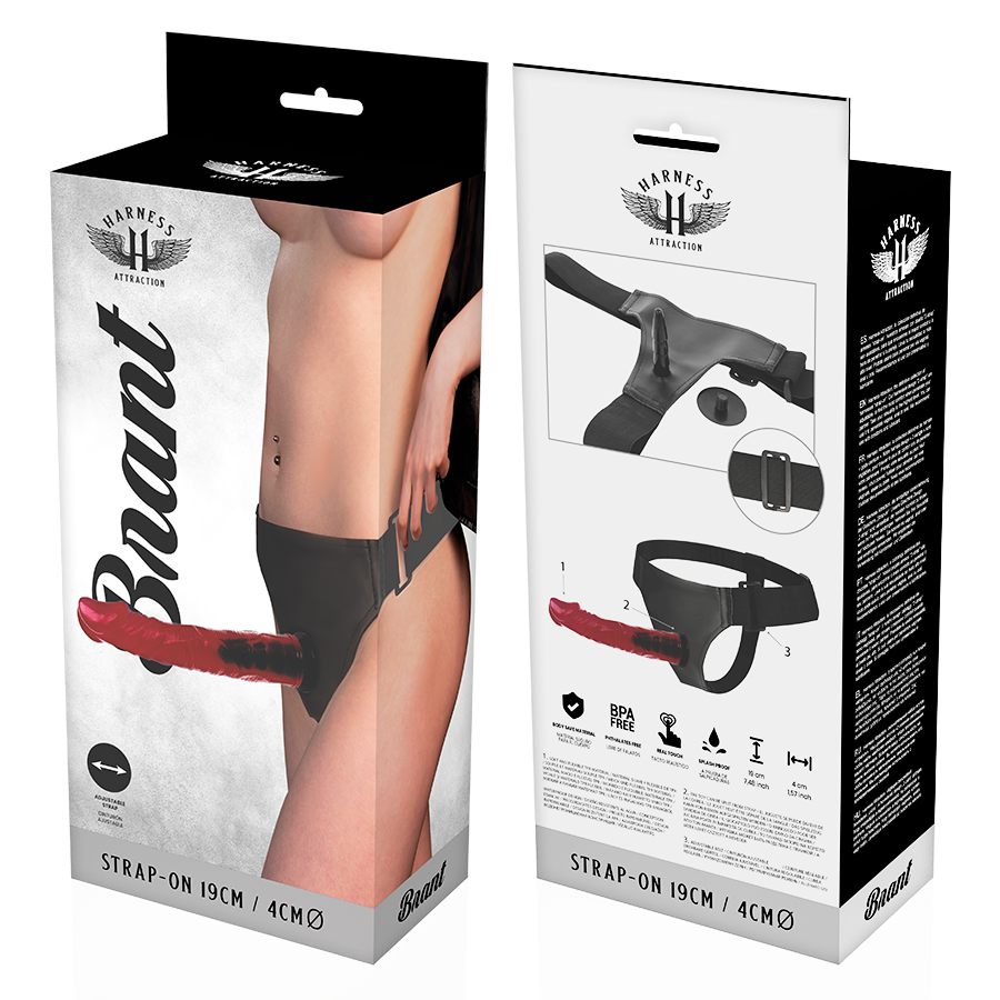 HARNESS ATTRACTION - RNES BRANT 19 CM -O- 4 CM - HARNESS ATTRACTION | Lingerie Harness Boutique