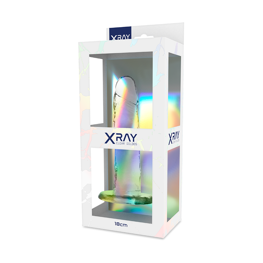 X RAY - TRANSPARENT DICK 18 CM -OR- 4 CM