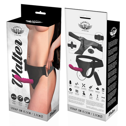 HARNESS ATTRACTION - RNES WALTER CON VIBRAZIONE 15.5 CM -O- 3.7 CM - HARNESS ATTRACTION | Lingerie Harness Boutique