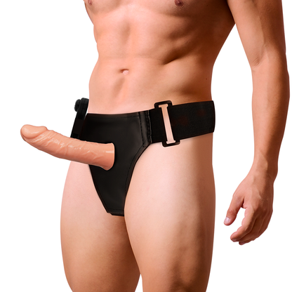HARNESS ATTRACTION - RNES HOLLOW BENNY CON VIBRATORE 15 CM -O- 4.5 CM - HARNESS ATTRACTION | Lingerie Harness Boutique