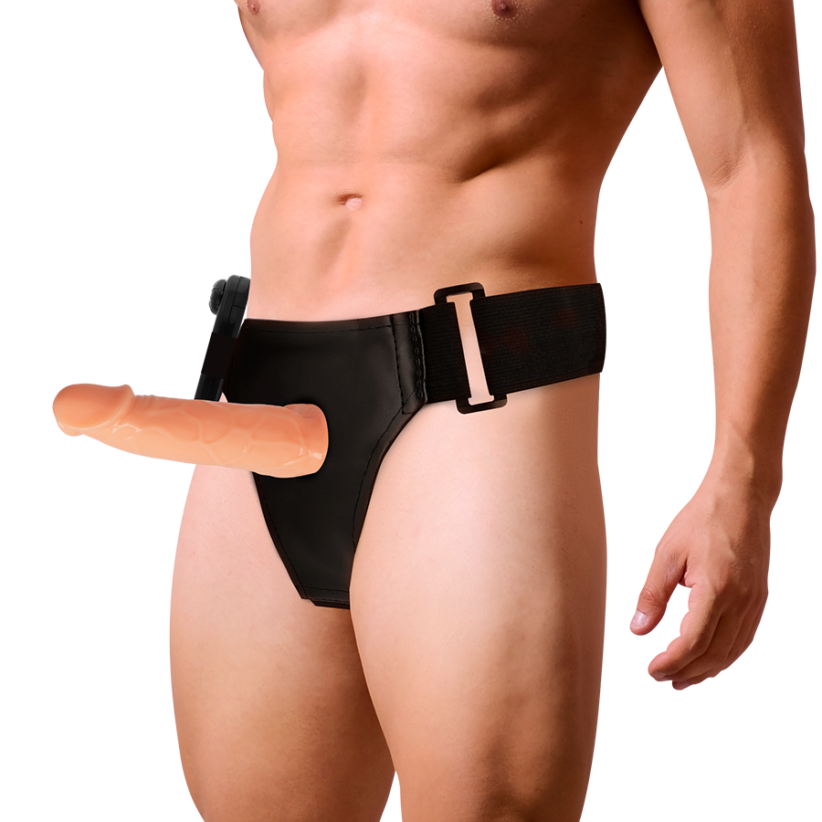 HARNESS ATTRACTION - WILLIAN HOLLOW RNES CON VIBRATORE 17 CM -O- 4.5 CM - HARNESS ATTRACTION | Lingerie Harness Boutique