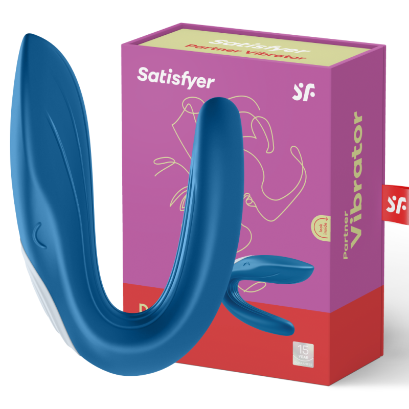 SATISFYER - PARTNER TOY WHALE VIBRATOR STIMOLANTE ENTRAMBI I PARTNER EDIZIONE 2020 - SATISFYER PARTNER | Lingerie Harness Boutique