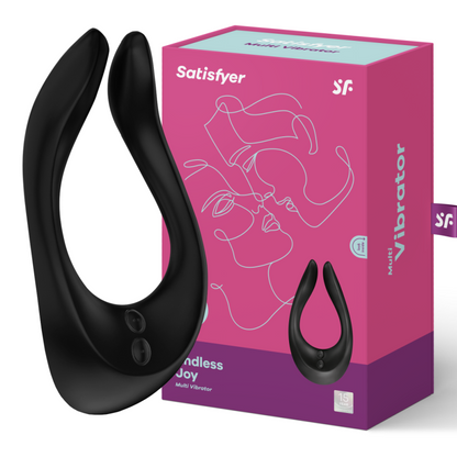 SATISFYER - PARTNER MULTIFUN 2 NERO - SATISFYER PARTNER | Lingerie Harness Boutique